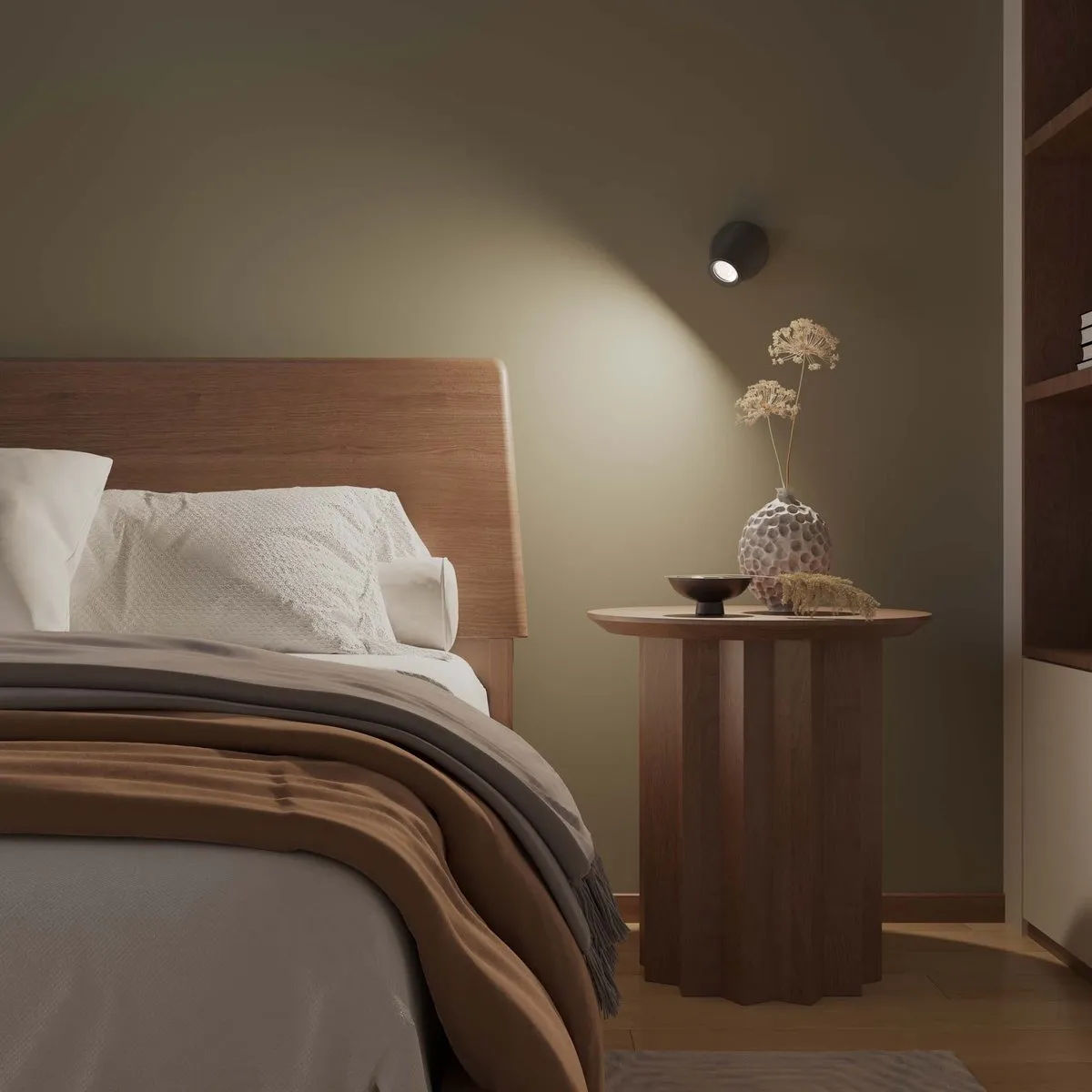 LEDVION LED Plafondspot 3W 4000K GU10 - Zwart