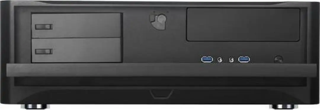 SilverStone GD06B Desktop Behuizing - Zwart