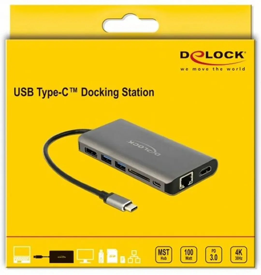 Reflecta DELOCK 87683 Dockstation - Grijs - afbeelding 5 van 6