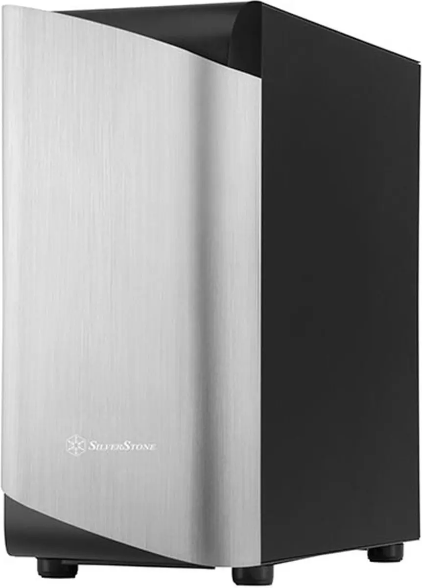 SilverStone SETA A1 ATX Semi-tower - 4x 2.5" 2x 3.5" - Zwart/Zilver