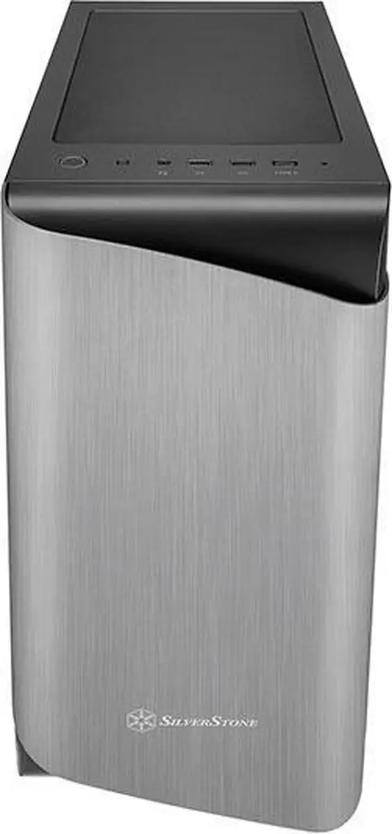 SilverStone SETA A1 ATX Semi-tower - 4x 2.5" 2x 3.5" - Zwart/Zilver