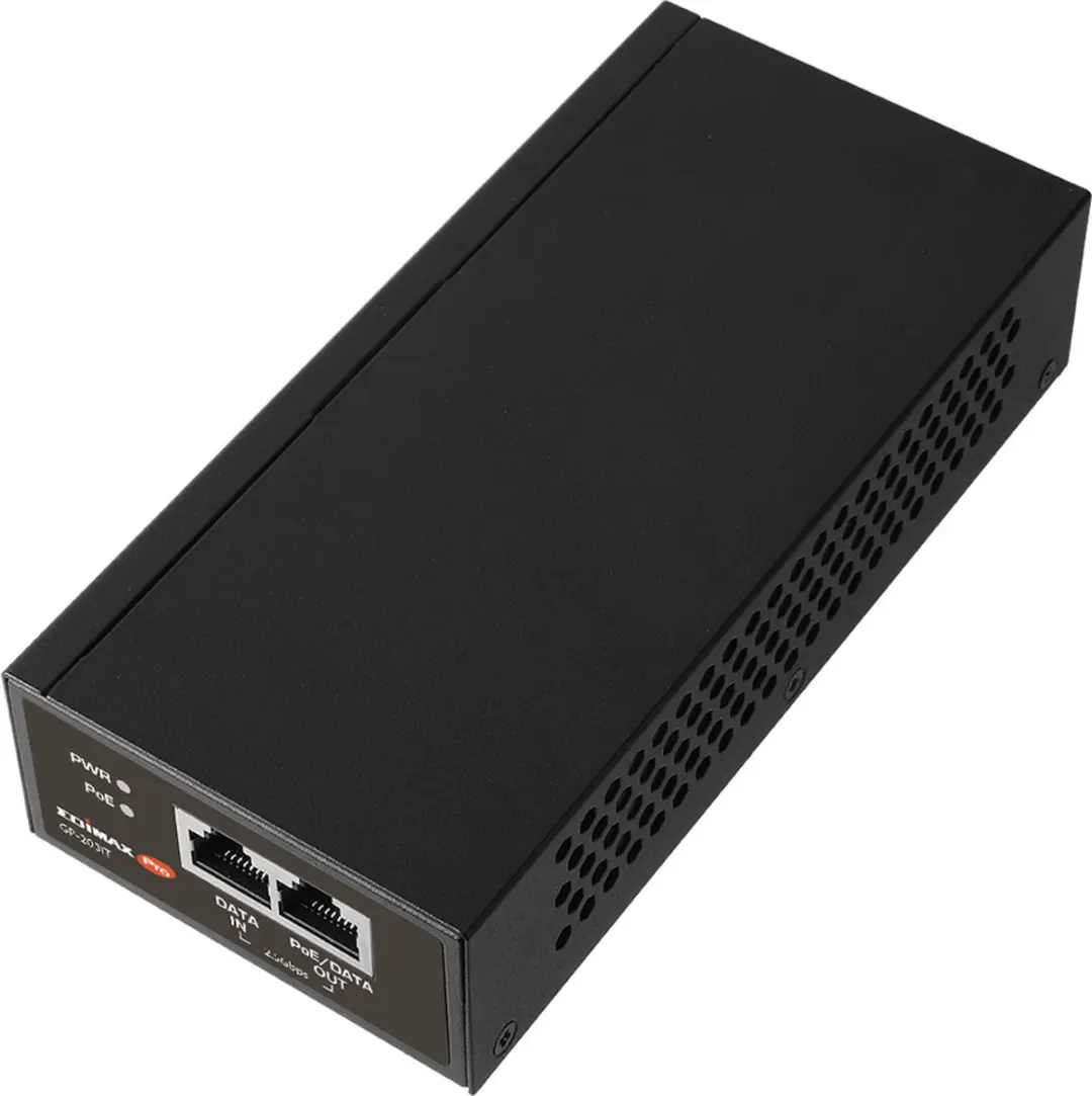 Edimax GP-203IT PoE Adapter & Injector - 2.5G/1G/100M - Zwart - afbeelding 3 van 3