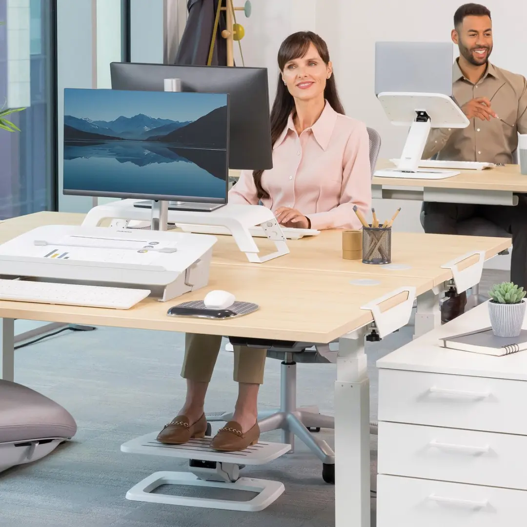 Fellowes Hana LT Voetensteun - Wit - afbeelding 5 van 6