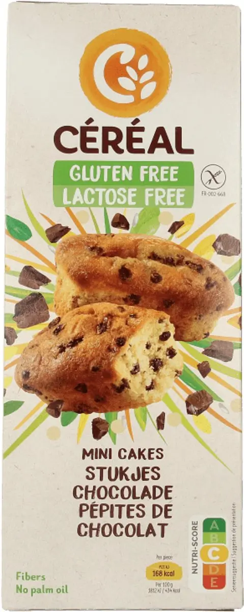Cereal Mini Cakes Chocolade 230g - Glutenvrij & Lactosevrij - afbeelding 4 van 6