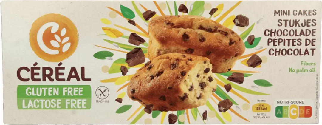 Cereal Mini Cakes Chocolade 230g - Glutenvrij & Lactosevrij - afbeelding 3 van 6
