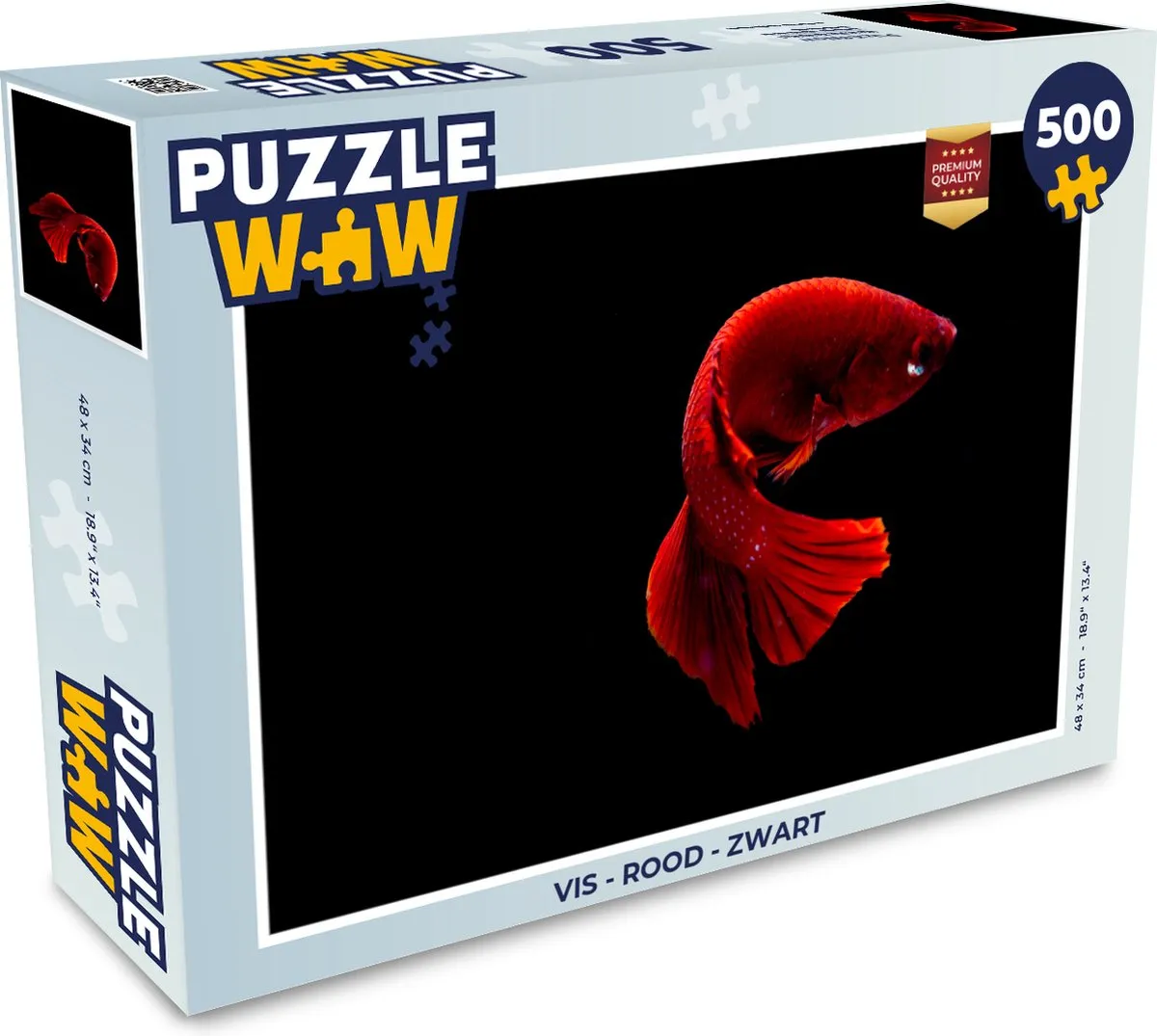 PuzzleWow Vis Puzzel 500 Stuks