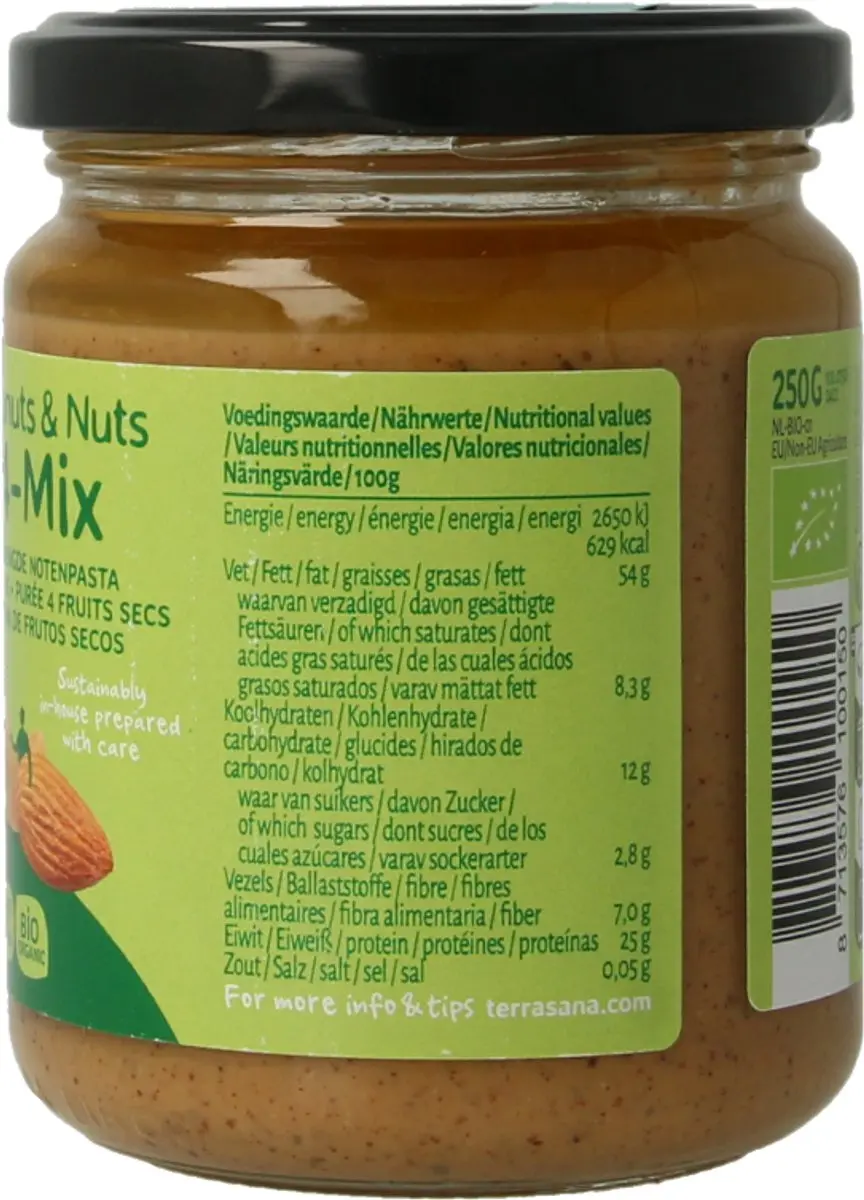 Terrasana Gemengde Notenpasta 250g
