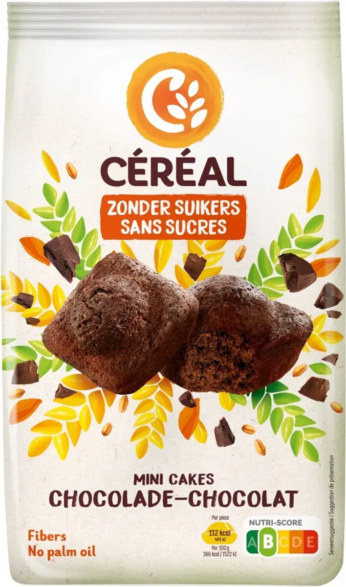 Cereal Mini Cakes Chocolade 196g