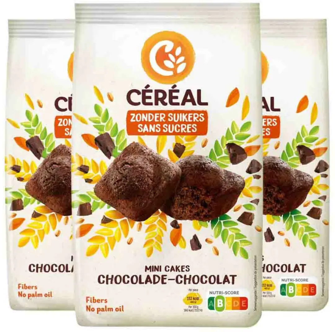 Cereal Mini Cakes Chocolade 196g - afbeelding 4 van 4