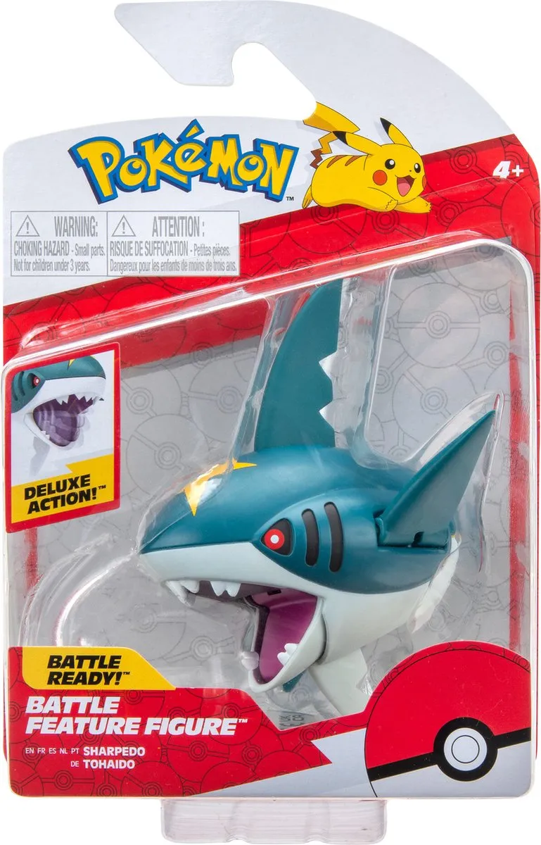 Pokémon Battle Feature Sharpedo Speelfiguur 11cm