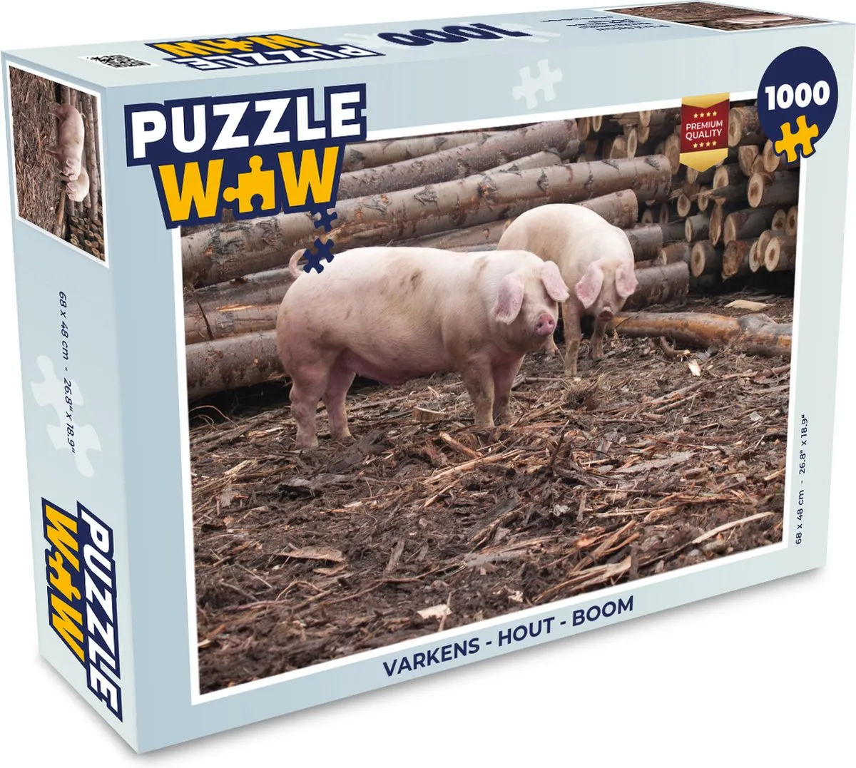 PuzzleWow Boom Legpuzzel 1000 Stuks - Multicolor