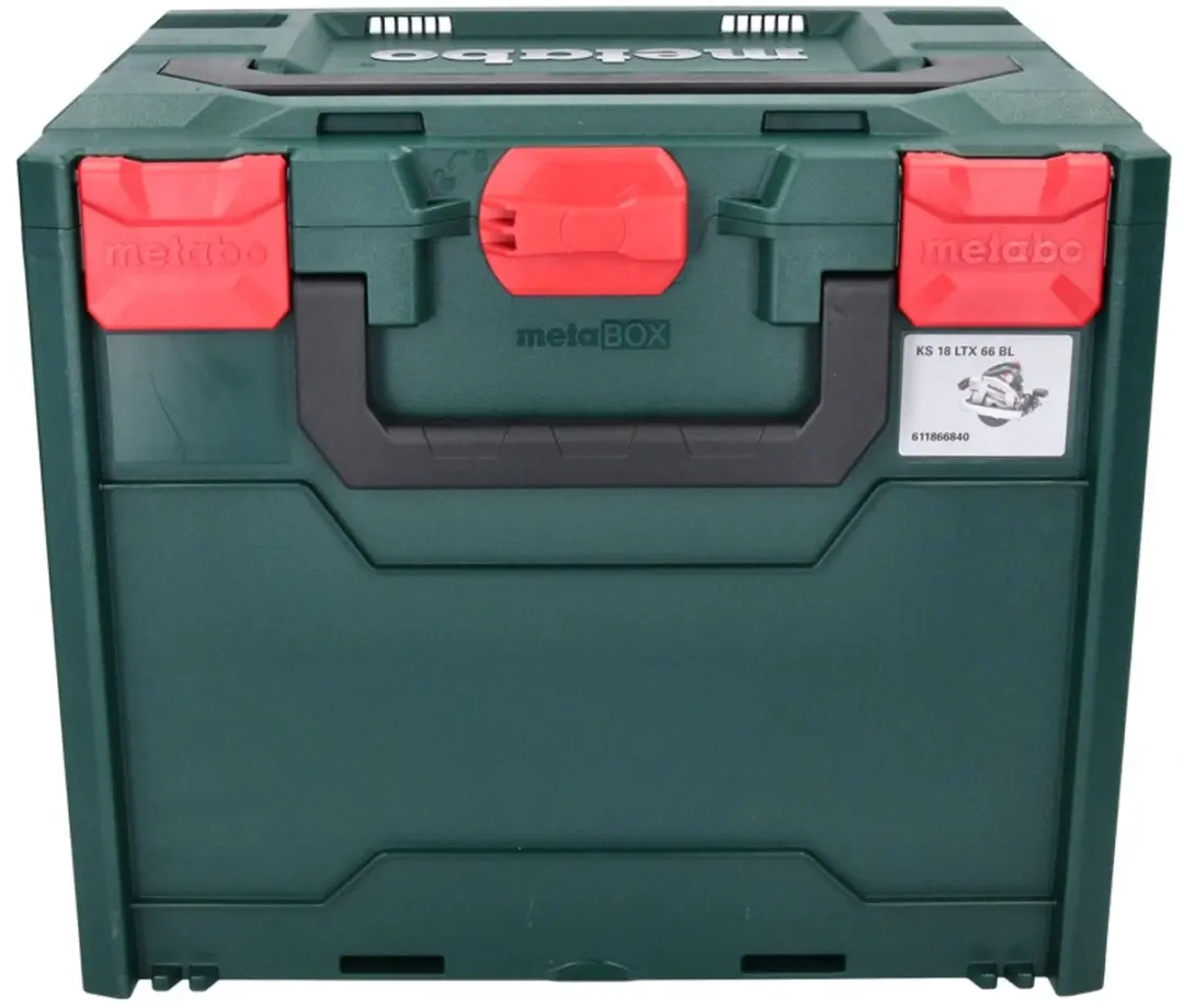 Metabo KS 18 LTX 66 BL Handcirkelzaag 165mm - 2x 4,0Ah Accu + Oplader - afbeelding 4 van 5