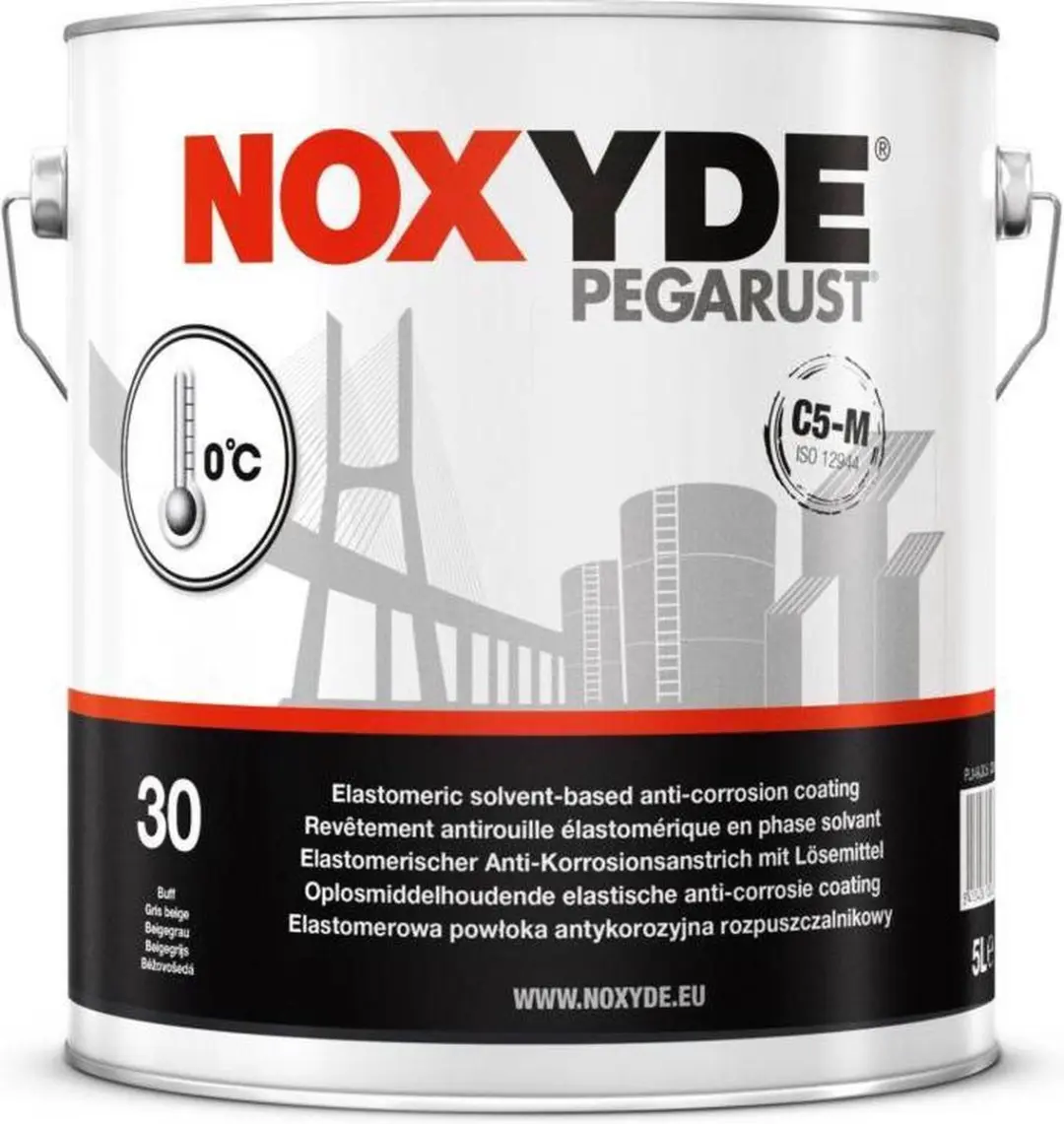 Mathys Noxyde Pegarust Inhoud: 5 Liter, Kleur: RAL 7035 Lichtgrijs