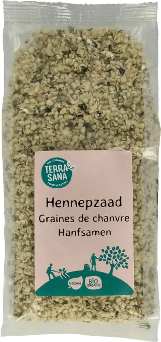 Terrasana Gepeld Hennepzaad RAW Superfood 250g