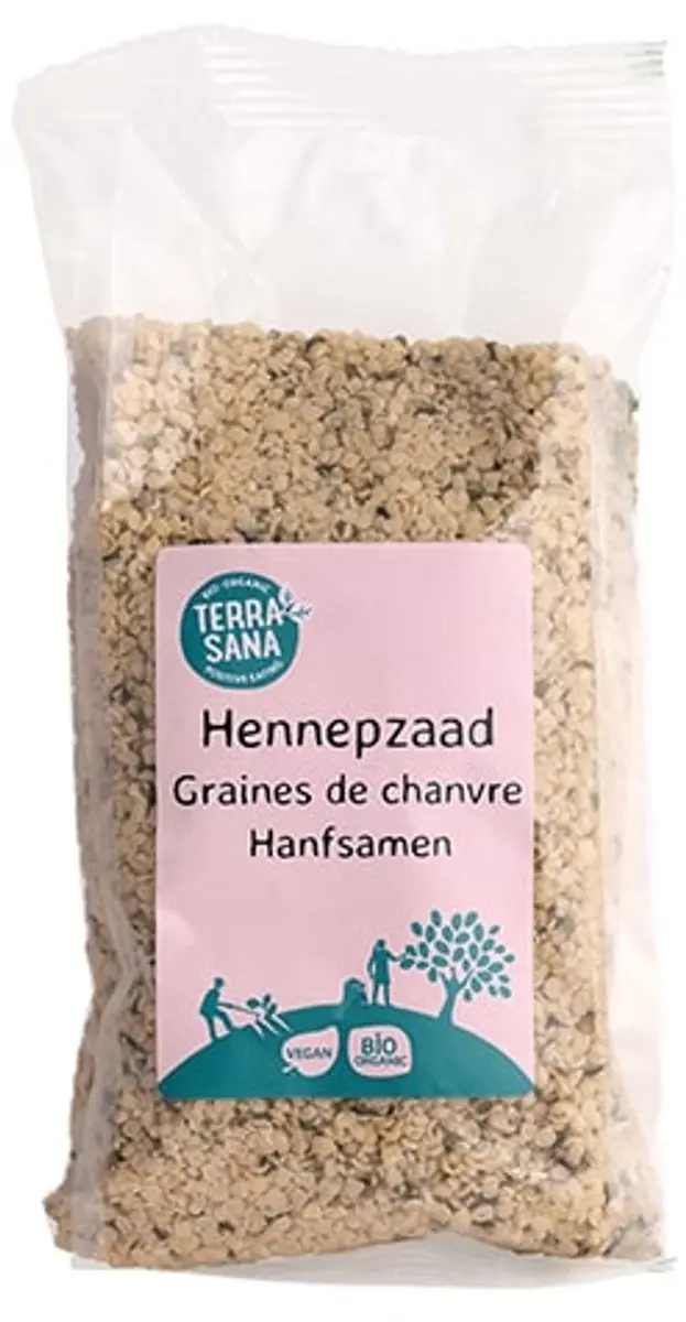 Terrasana Gepeld Hennepzaad RAW Superfood 250g