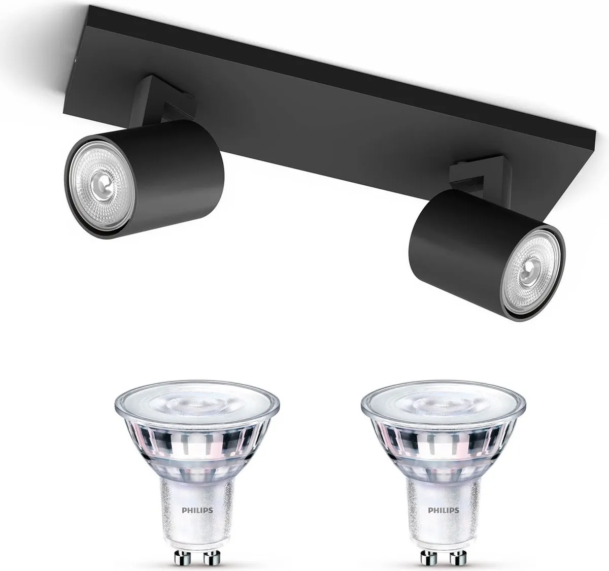Philips Runner Opbouwspot Zwart