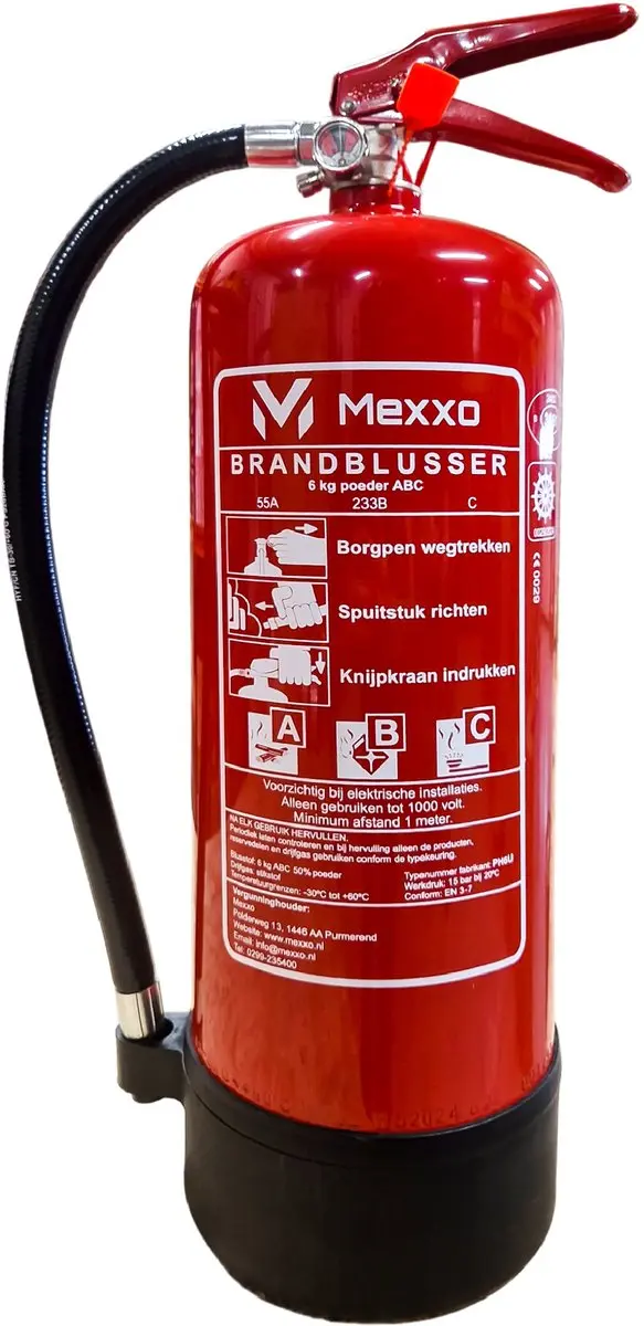Brandblusser 6 kg ABC