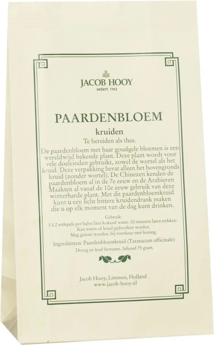Jacob Hooy Paardebloemkruid 75g