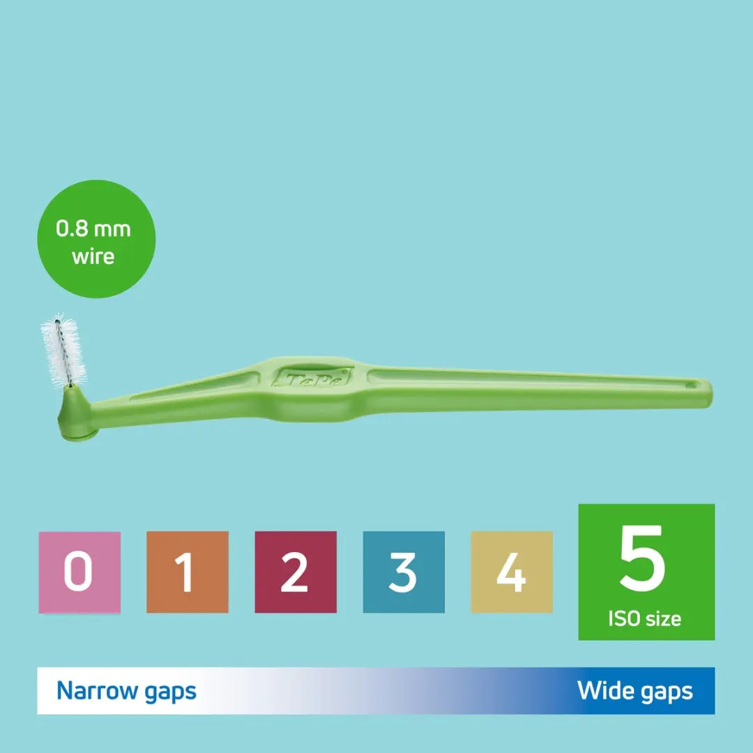 TePe Angle Interdentale Ragers 0,8mm - Groen - 8 Stuks