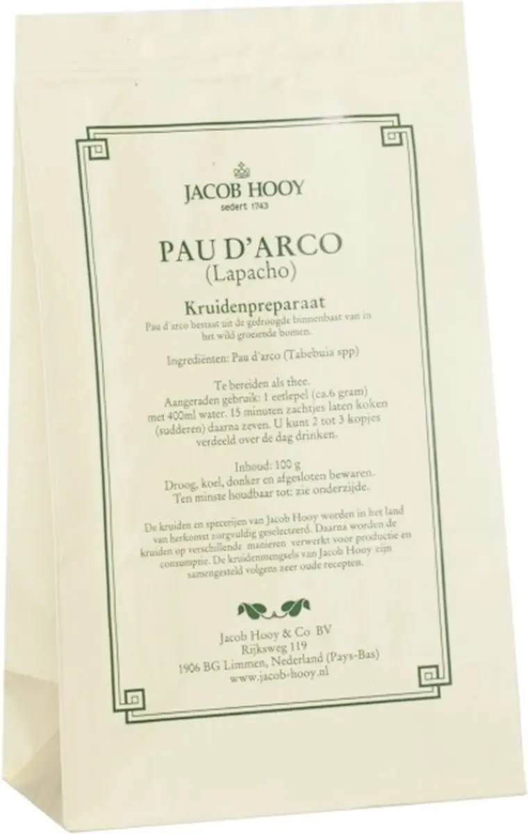 Jacob Hooy Pau D'Arco Gz 100g