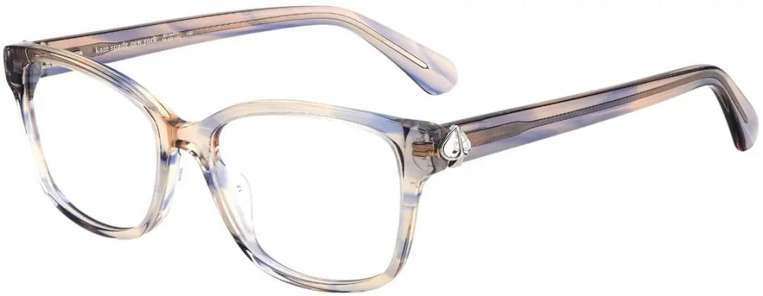 Kate Spade REILLY/G ASIAN FIT BLUE GREY HORN 53/16/140 Damenbrillen Brilmonturen