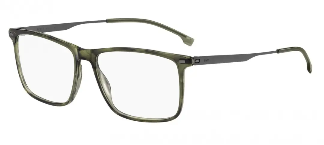 Hugo Boss BOSS 1642 Ruthenium green horn 57/16/150 MAN Brilmonturen