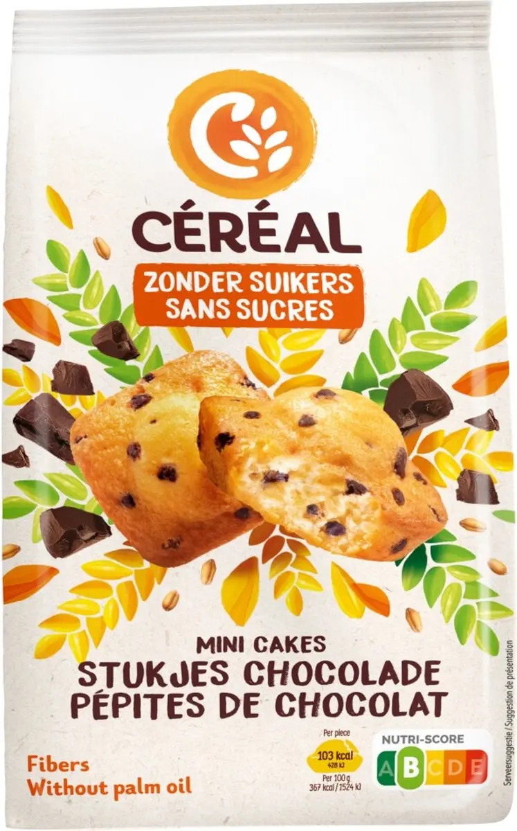 Cereal Mini Cakes Chocolade 196g - afbeelding 5 van 5