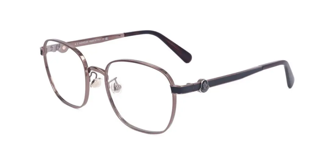 Moncler ML5177 H Shiny dark bronze 54/20/145 MAN Brilmonturen