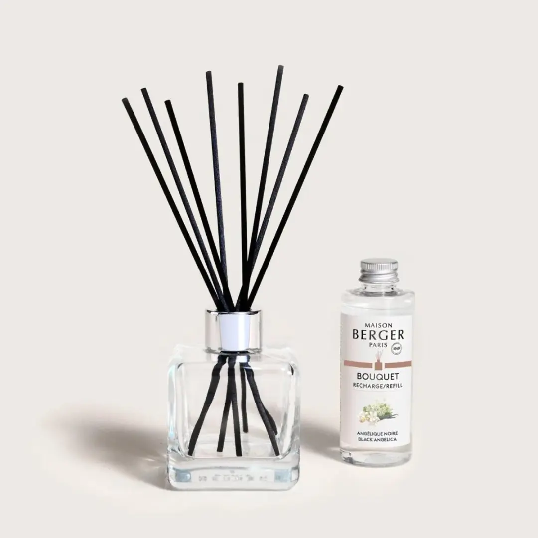 Maison Berger Paris Parfumverspreider Cube Black Angelica 100ml