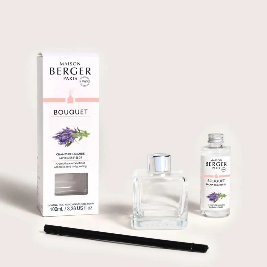 Maison Berger Paris Parfumverspreider Cube Lavender Fields 100ml