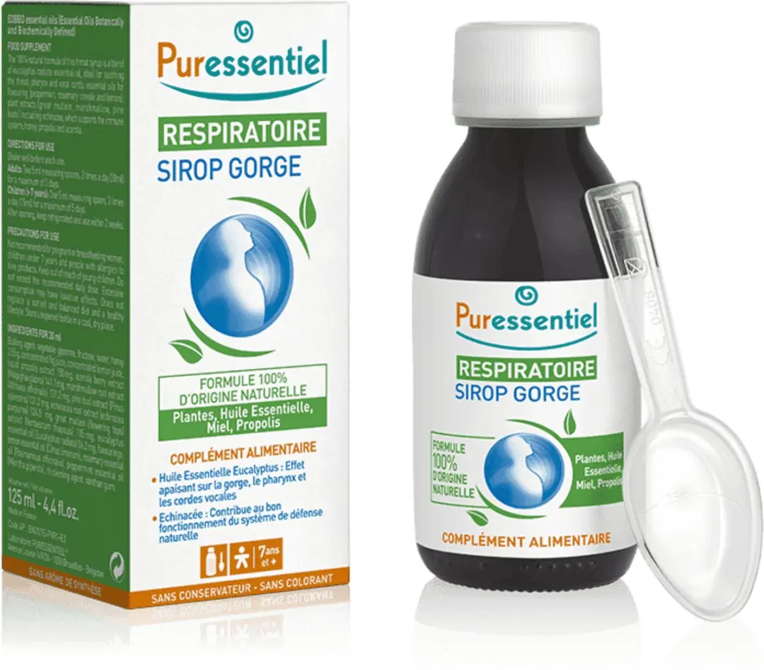 Puressentiel Ademhaling Hoestsiroop 125ml