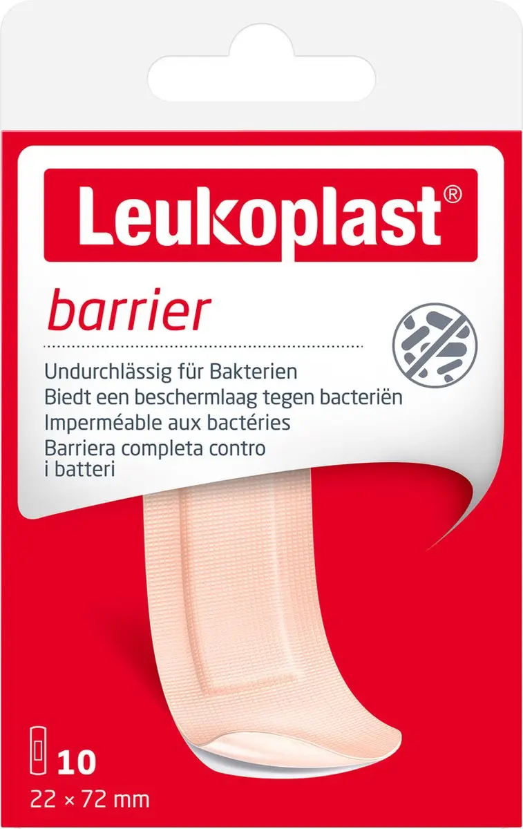 Leukoplast Barrier Wondpleister 22x72mm