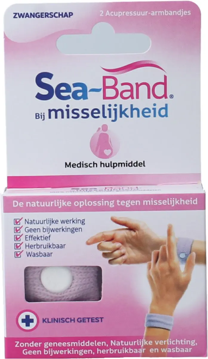 Sea Band Polsbandjes Zwangerschap - 2 Stuks