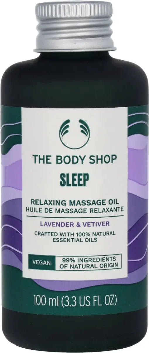 The Body Shop SLEEP Massageolie 100ml - Lavendel & Vetiver