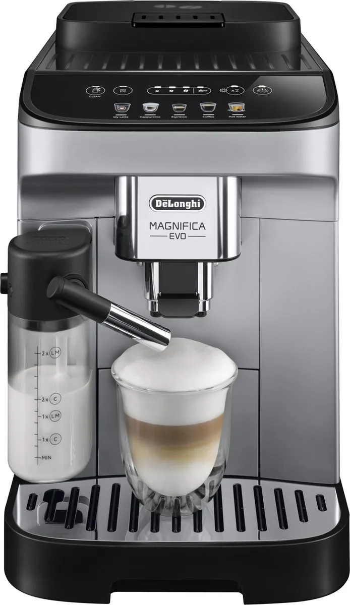 De'Longhi Magnifica Evo ECAM290.61.SB Espressomachine - Zilver/Zwart