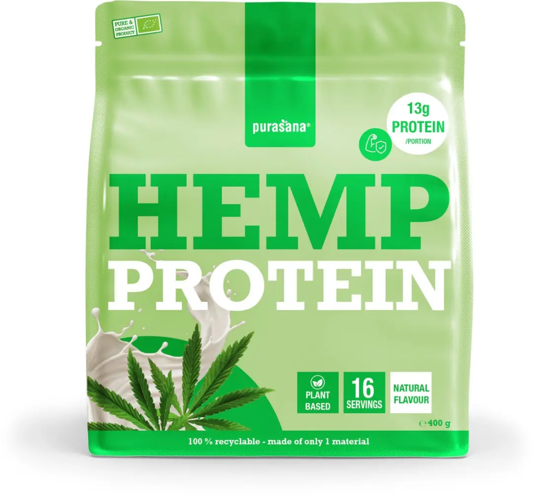 Purasana Hemp Protein Natural 400g