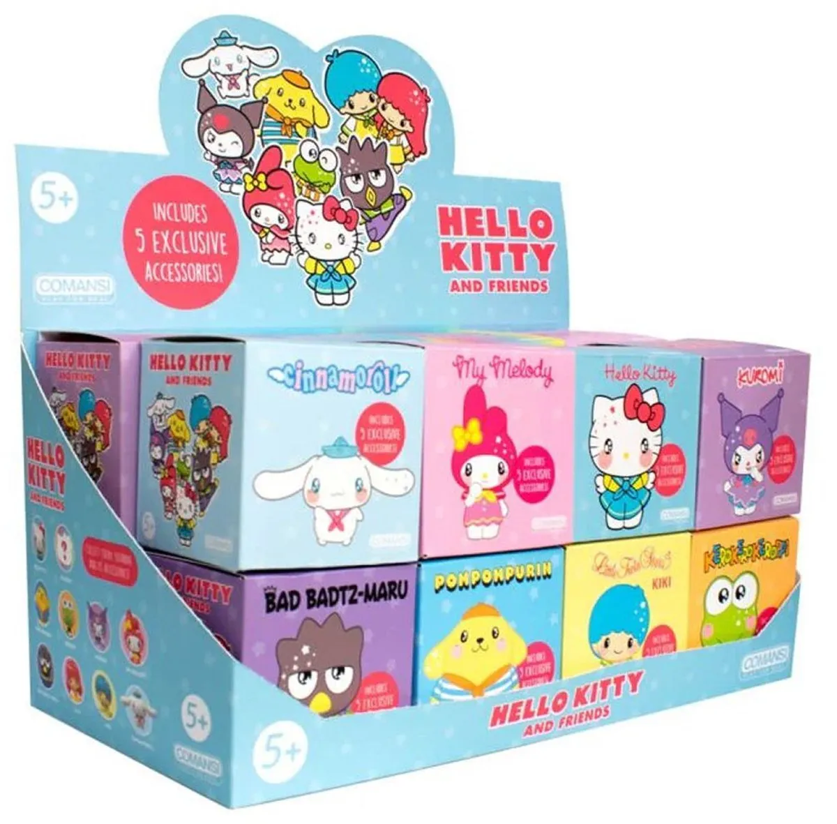 Hello Kitty Giftdoosje Blauw - met Kawaii Kitty