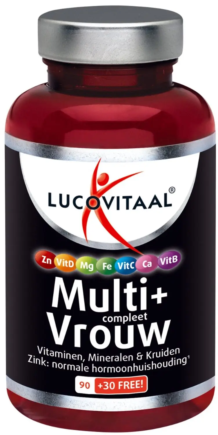 Lucovitaal Multivitamine Vrouw MAXI 120 tabletten