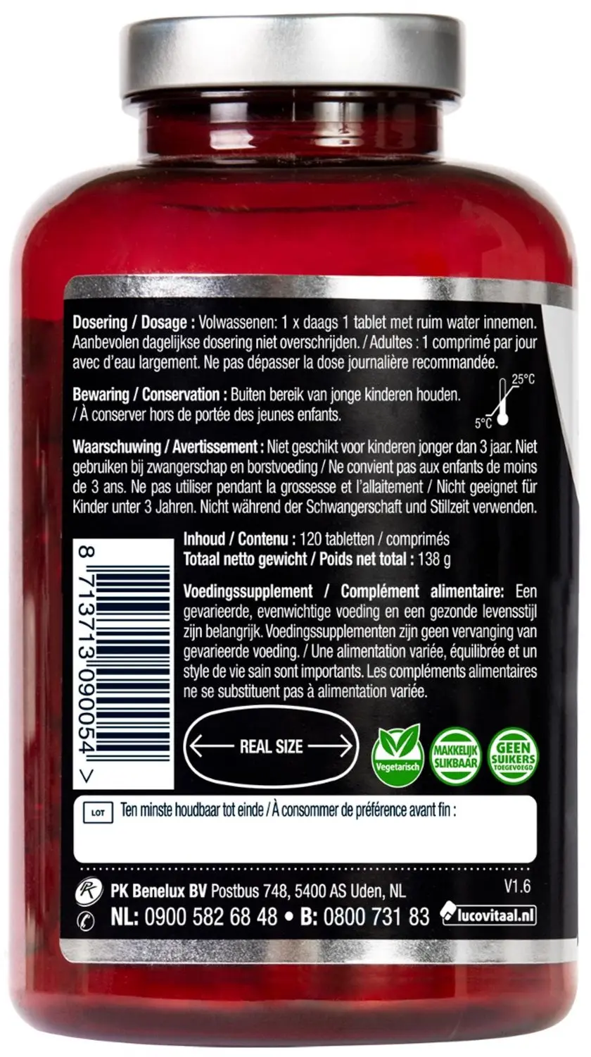 Lucovitaal Multivitamine Vrouw MAXI 120 tabletten