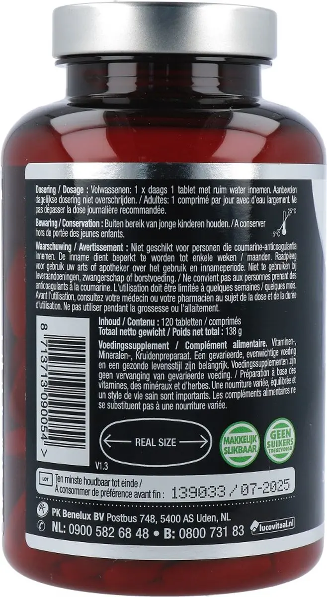 Lucovitaal Multivitamine Vrouw MAXI 120 tabletten
