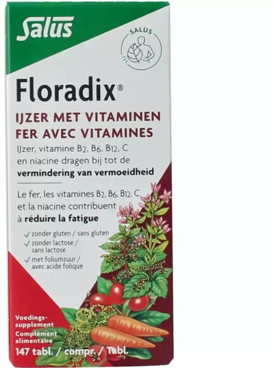 Salus Floradix IJzer 588 Stuks (4x147)