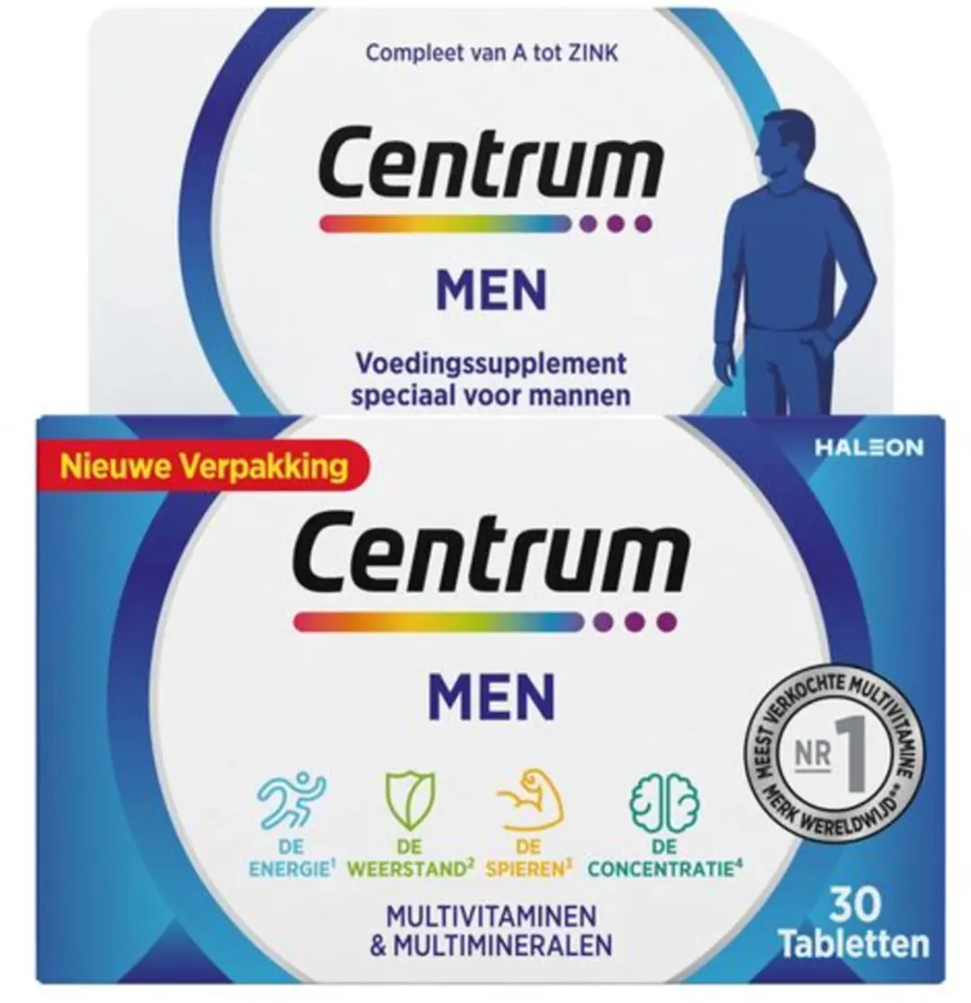 Centrum Men Multivitaminen - 60 Tabletten