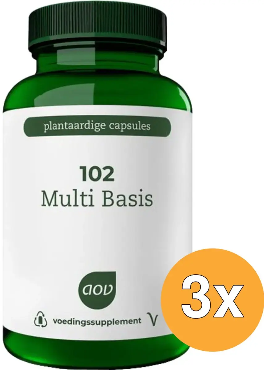 3x AOV 102 Multi basis (120 vega capsules)