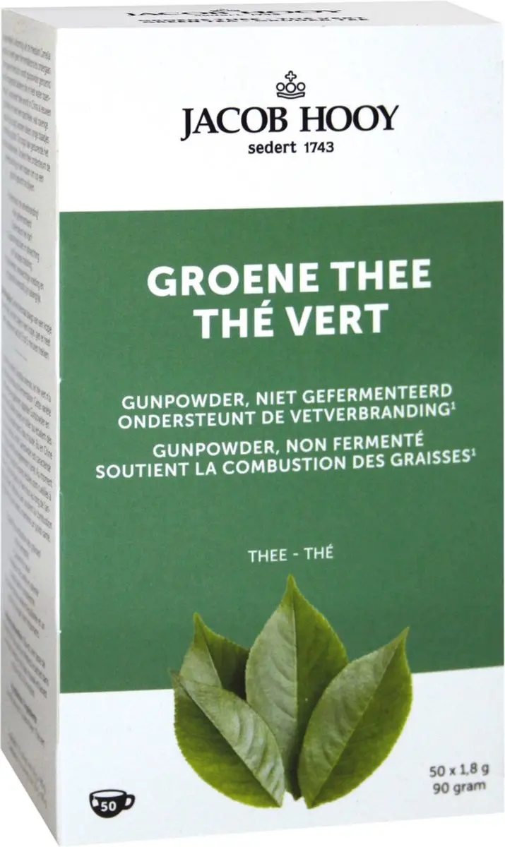 Jacob Hooy Groene Thee - 1 Stuk - afbeelding 2 van 3