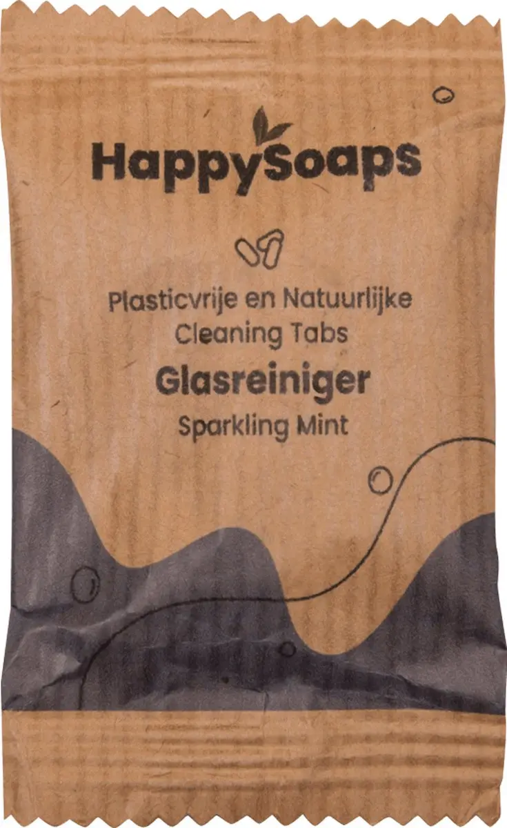 HappySoaps Glasreiniger Tabs - Sparkling Mint - 3 Stuks