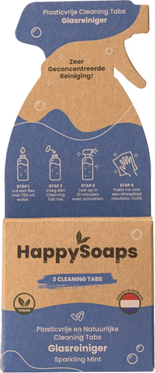 HappySoaps Glasreiniger Tabs