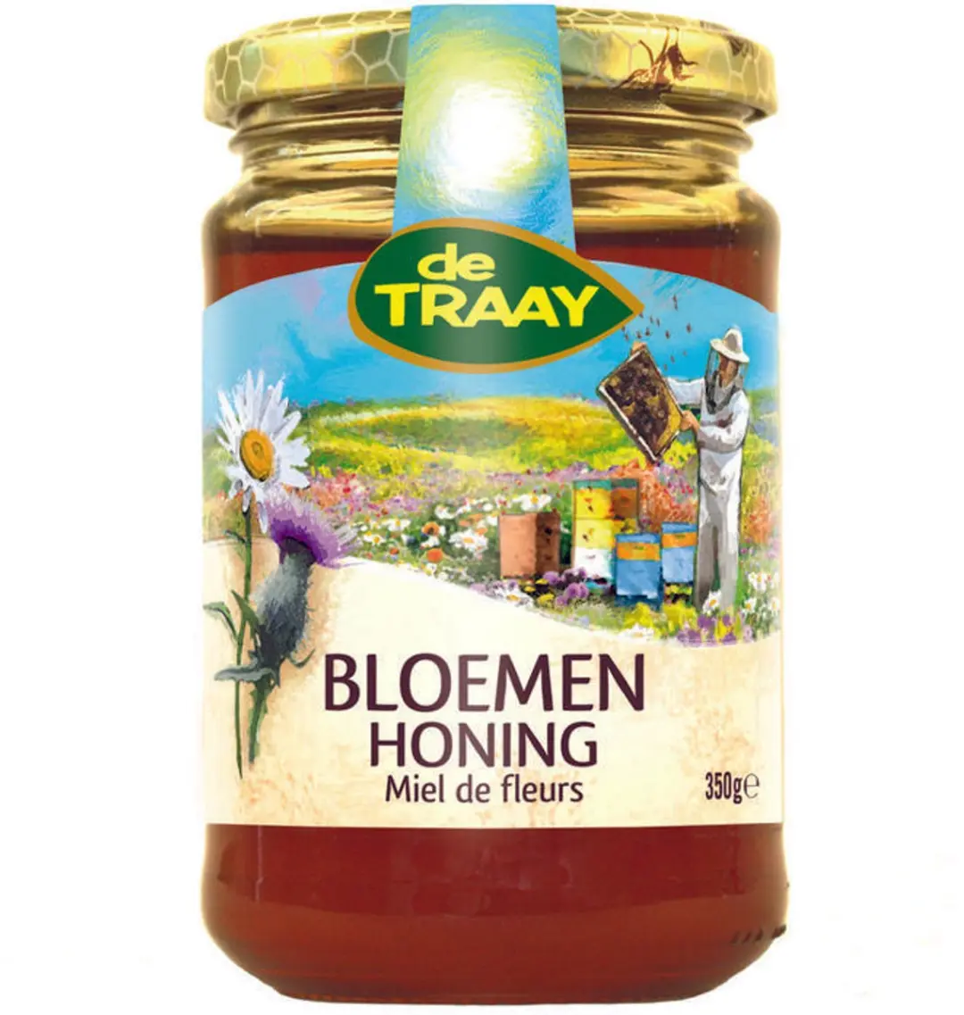 De Traay Bloemenhoning 350g - afbeelding 2 van 2