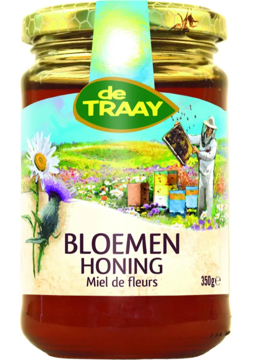 De Traay Bloemenhoning 350g