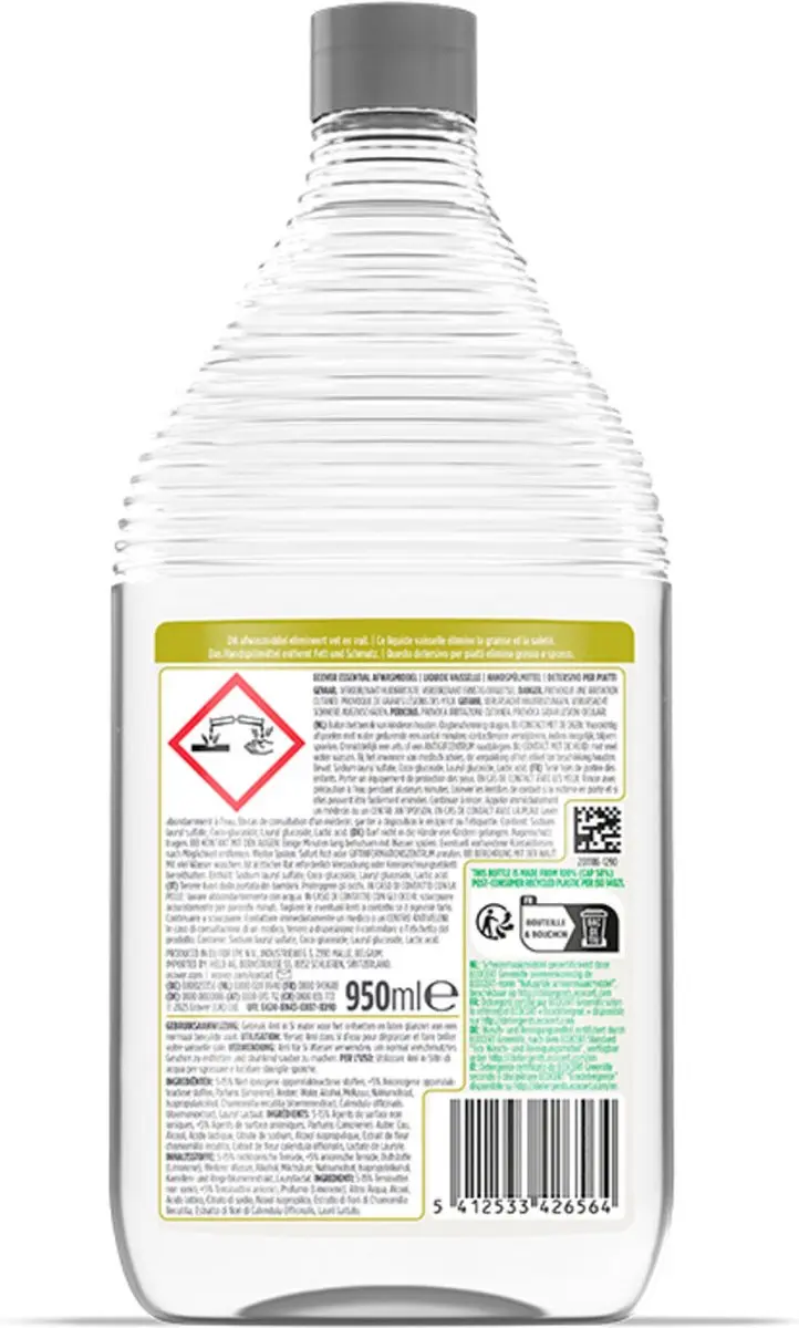Ecover Afwasmiddel Essential Kamille 950ml - afbeelding 3 van 4