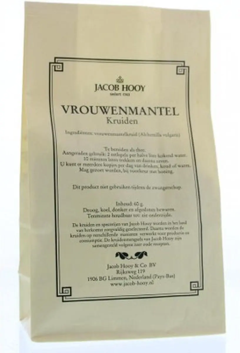 Jacob Hooy Vrouwenmantel Thee 60g - afbeelding 4 van 4
